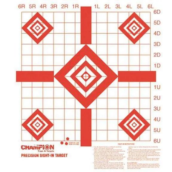 Buy Champion Targets 47387 Redfield Sight-In Diamond Paper Pistol/Rifle 16" X online