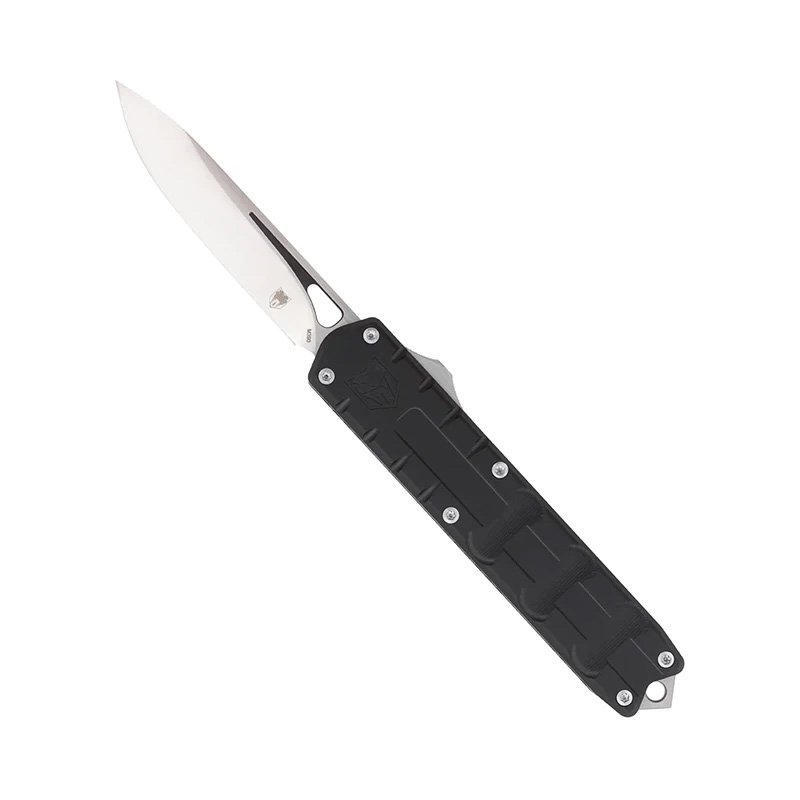CobraTec CTEBLKM390DNS Enforcer SL/PL Black 3.25" M390 Drop Point Knife