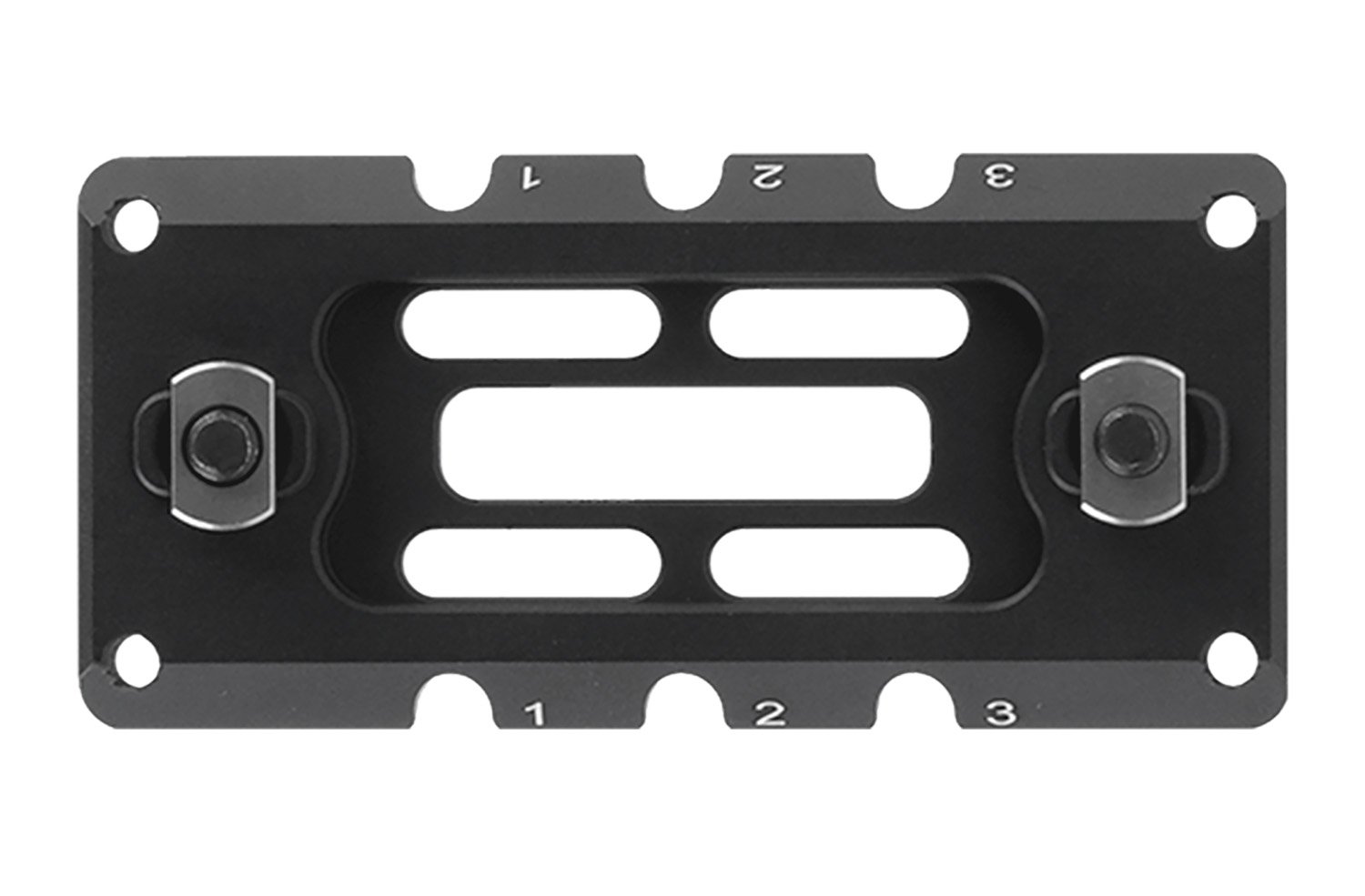 UTG TLUMA01 PRO M-LOK Arca Rail 7075-T6 Aluminum 3.1" Black - UTG - ARCA RAIL 3.10 SLOT M-LOK