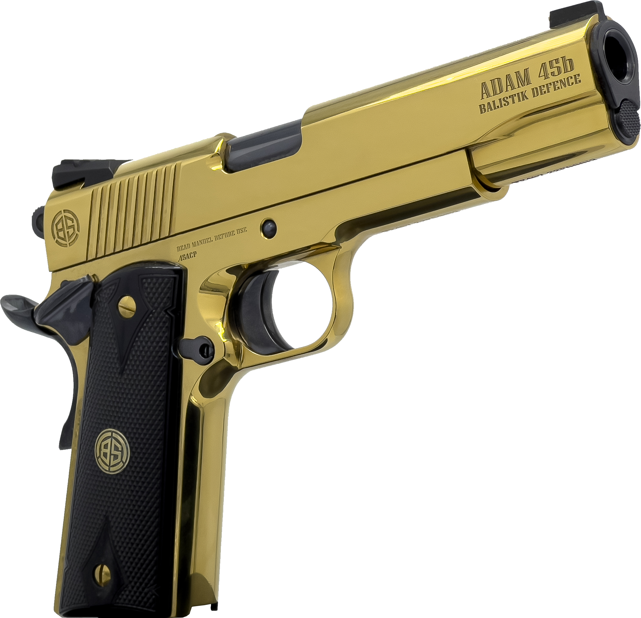 DA ADAM DKSN45GB 1911 45ACP 5" Golden Barrel Forged Steel Frame