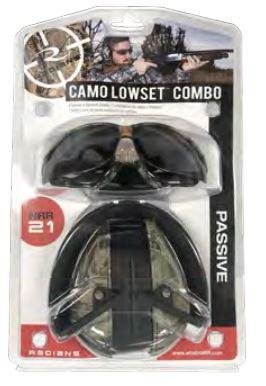 Radians LS4U21CKCS Combo Set, Lowset Camo, 99.9% UV, ANSI Z87.1 - Radians