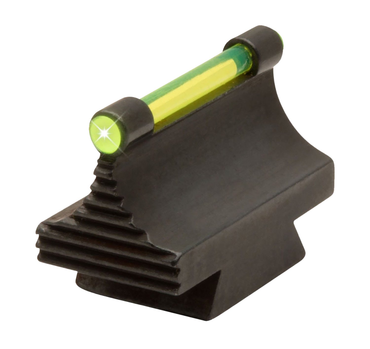 TruGlo TGTG95530RG Front Sight Green Fiber Optic Black Frame .530" High