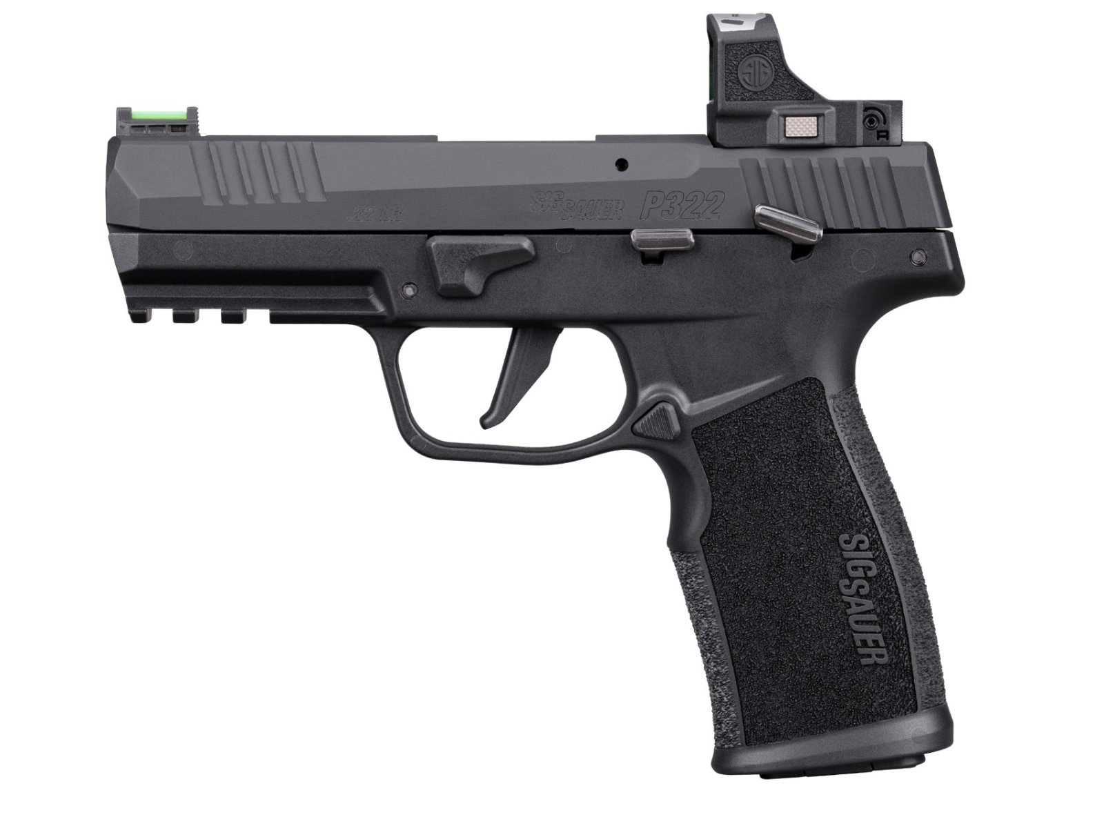 Sig SAUER 322C-B-RS P322 22 LR 4" Nitron Semi-Auto Pistol - Sig Sauer - 22 LR