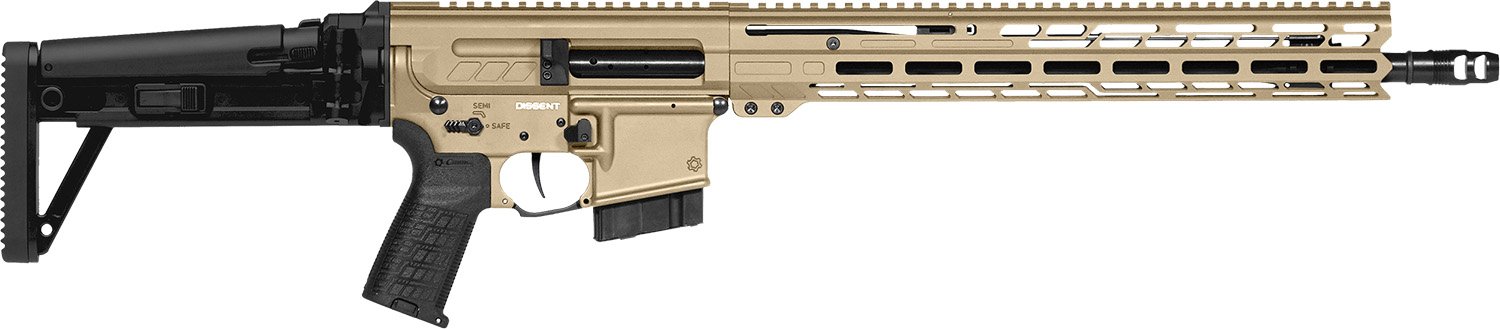 CMMG 60AA90CCT Dissent MK4 6mm ARC 16" M-Lok Coyote Tan Rifle - CMMG - 6MM ARC