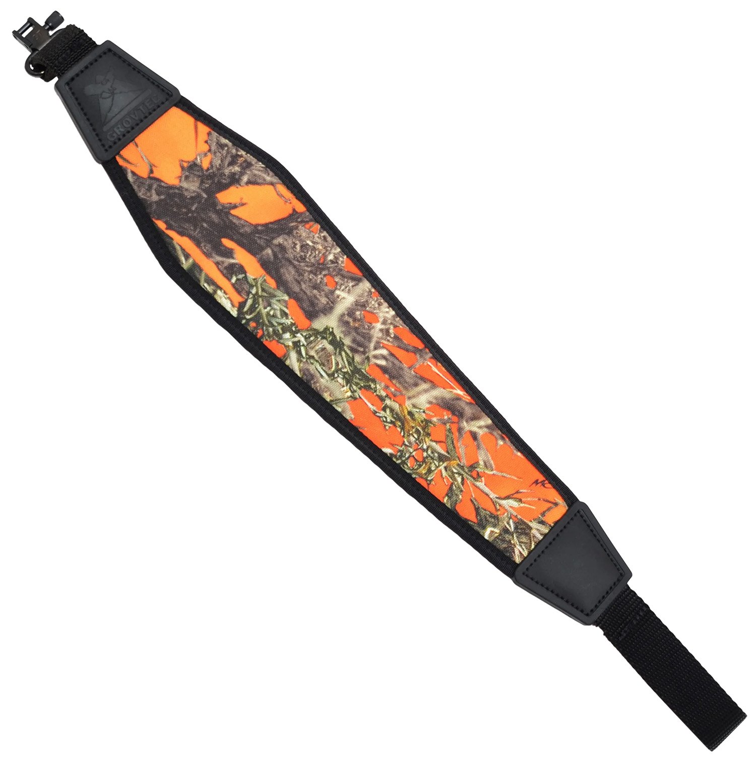 GrovTec GTSL32 TrueTimber Blaze Orange Nylon Rifle Sling 48" Adjustable - Grovtec - 1"