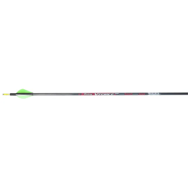 Victory Archery VFS-500FQ-6 Arrows 500 Spine Raptor Vanes 6 Pack - Victory Archery
