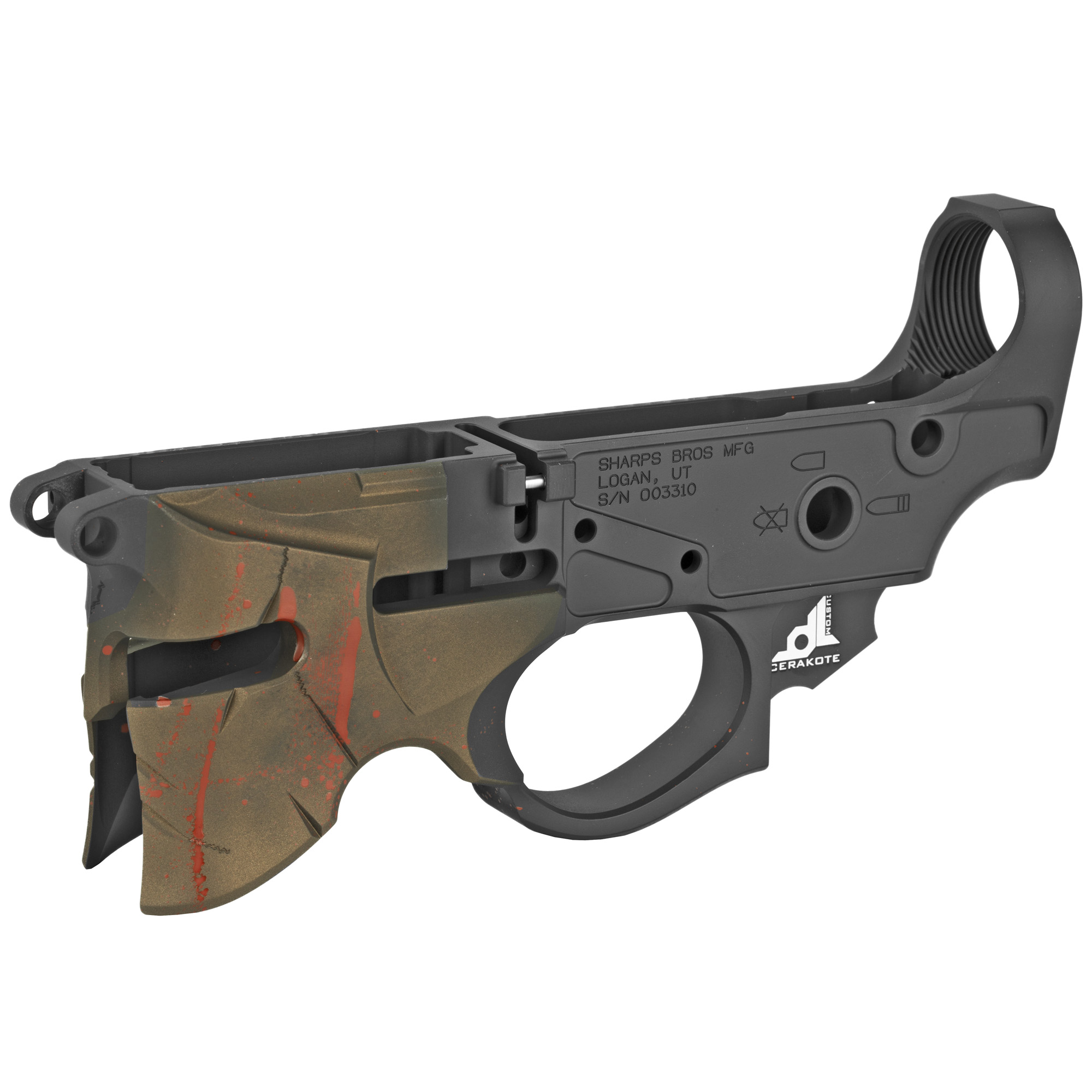 Sharps Bros SBLR07 Gen 2 Overthrow Bronze 223/556 Billet Lower Receiver
