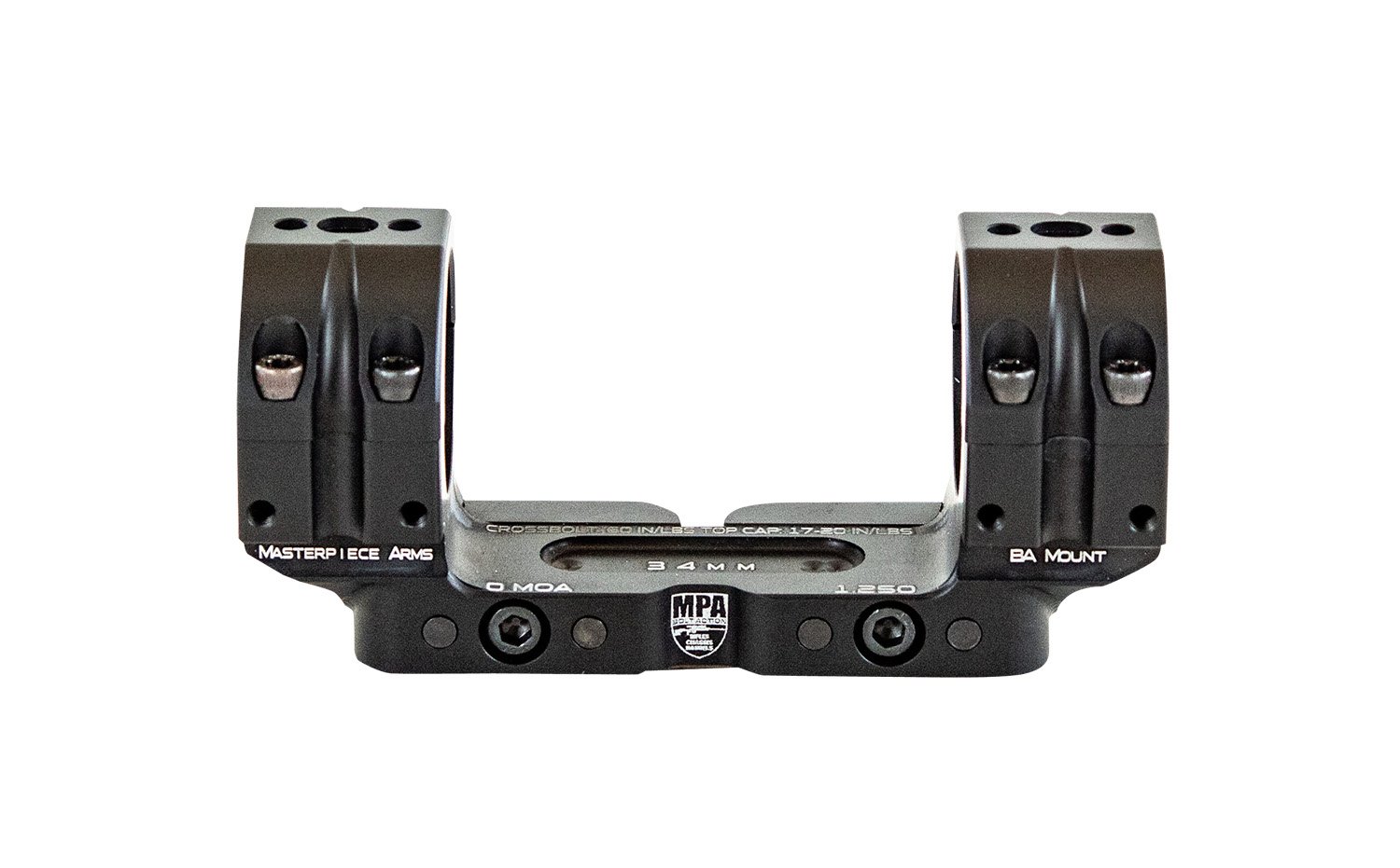 MasterPiece Arms BAMOUNT301125 BA Bolt Action Scope Mount 30mm Black