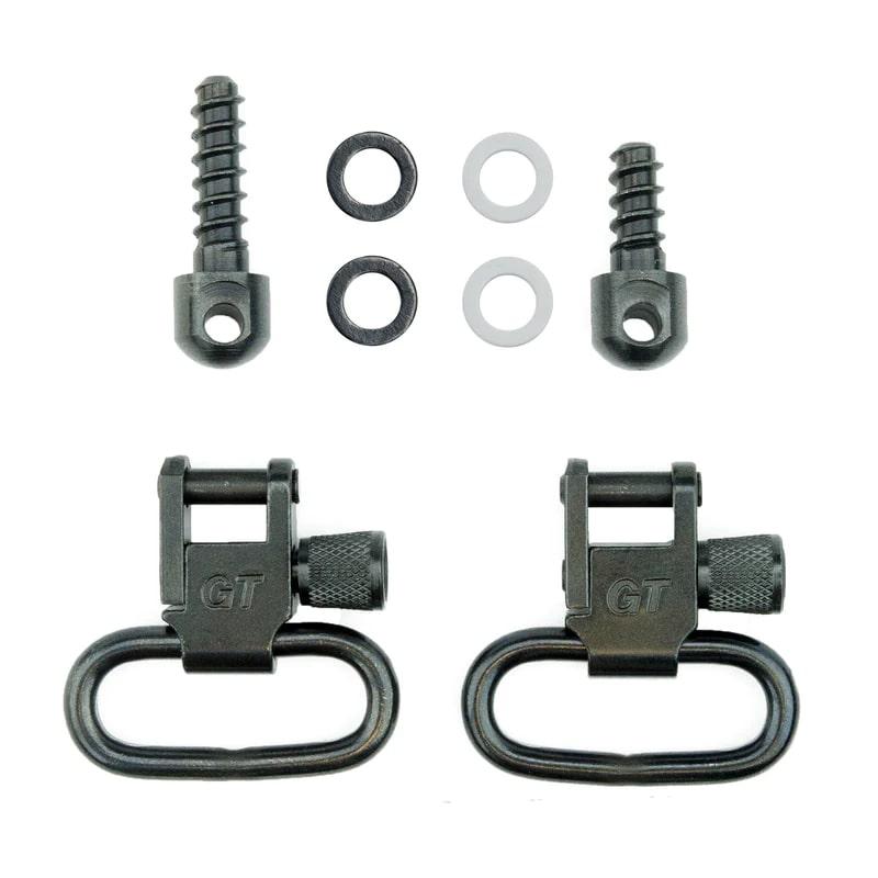Buy GrovTec Wood Screw Forend Locking Swivel Set 1in Black online
