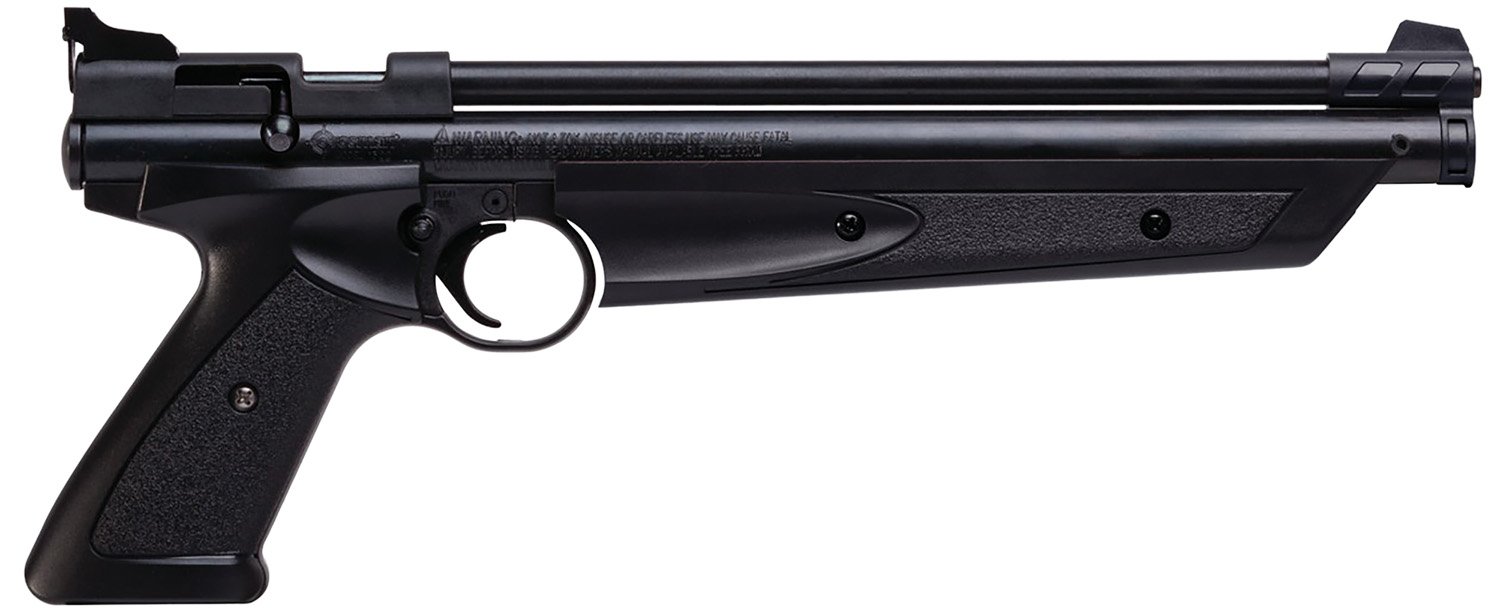 Crosman American Classic .177 Pellet Air Pistol Blk P1377 - Crosman - BOLT