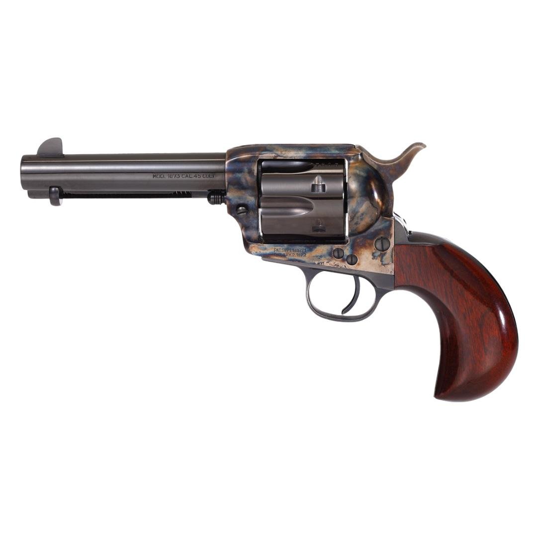 Taylor & Company 1873 Cattleman Handgun .357 Mag/.38 Spl 6rd Capacity 4.75 Blued Barrel Case Hardened Frame Wood Grip - Taylor's & Company Firearms