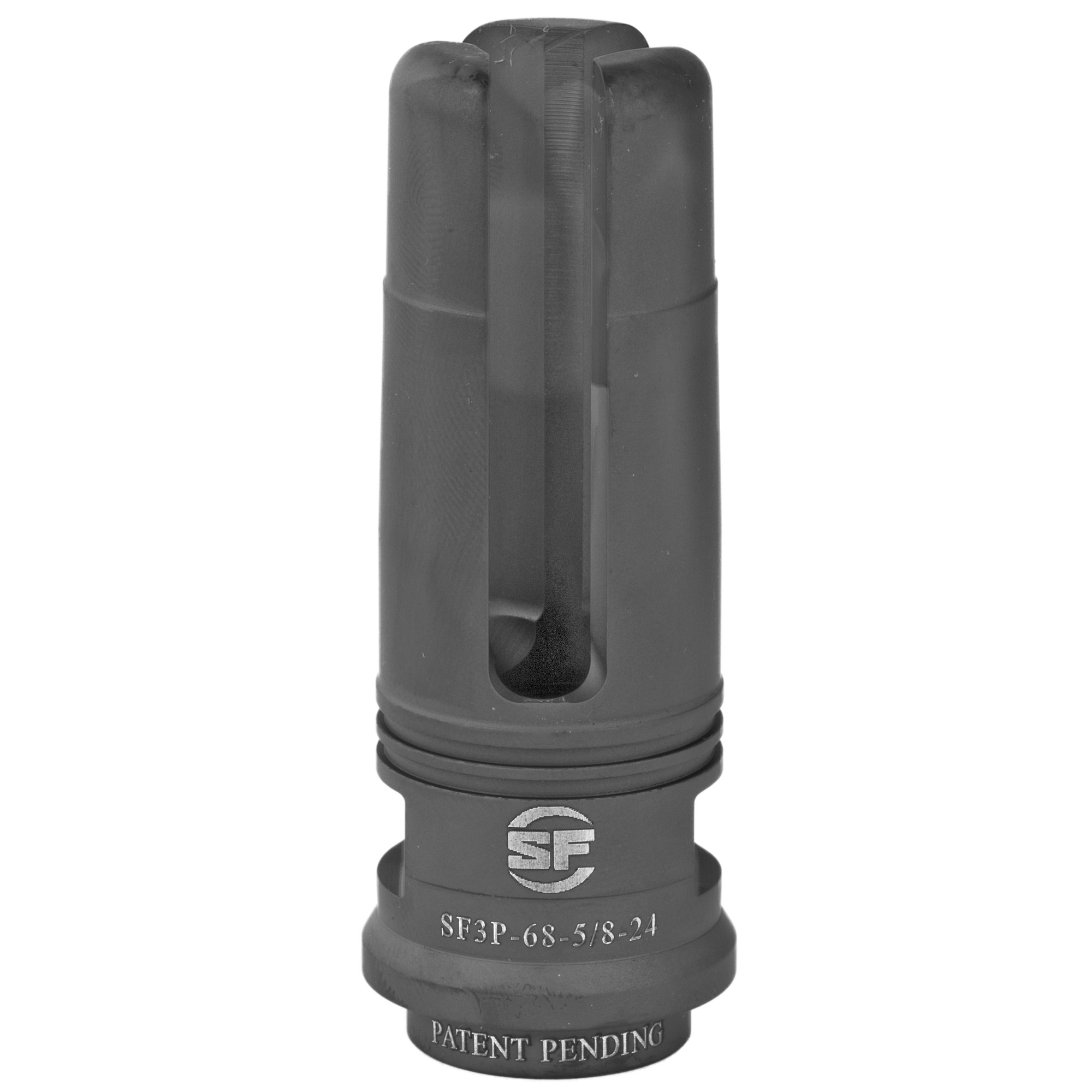 Surefire Socom 3-Prong Flash Hider 6.8 SPC 5/8X24 Black Serves as