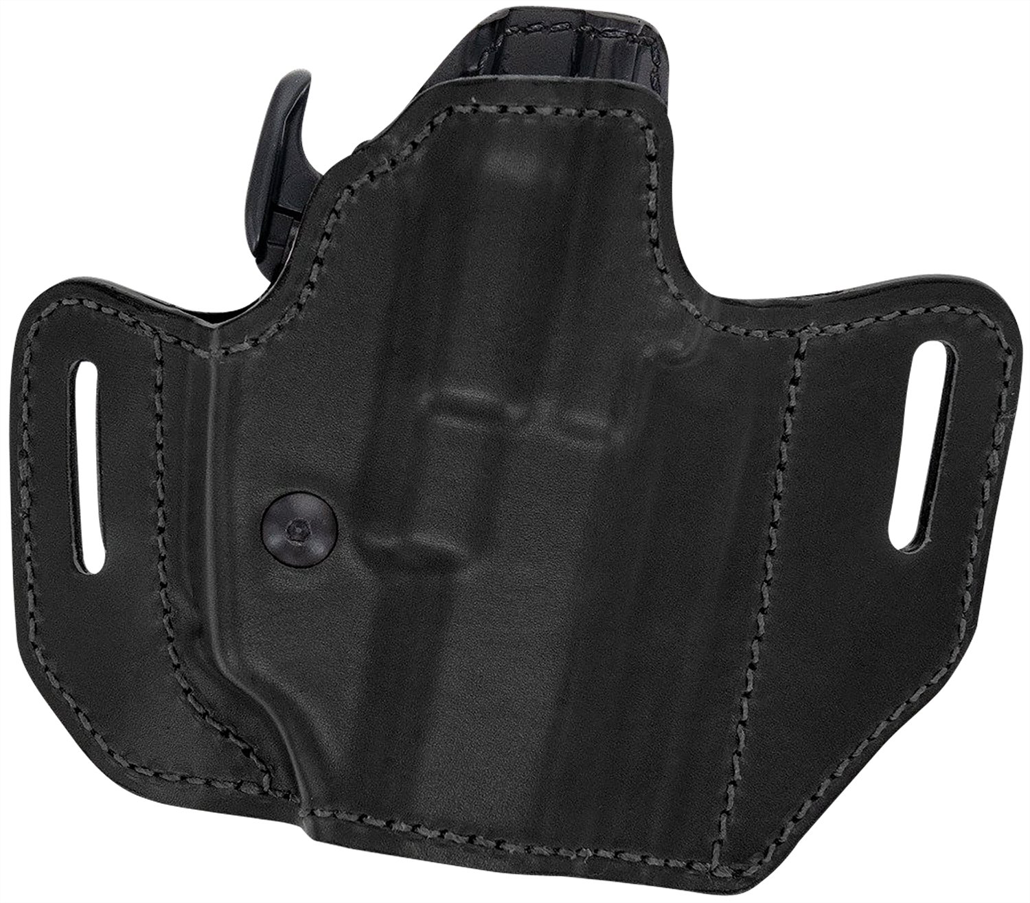 Bianchi 54501 Allusion Assent Pro-Fit OWB Size 04 Black Leather Belt Slide for Springfield XD, Sig P220, FN FNP - Right Hand - Bianchi - BLACK