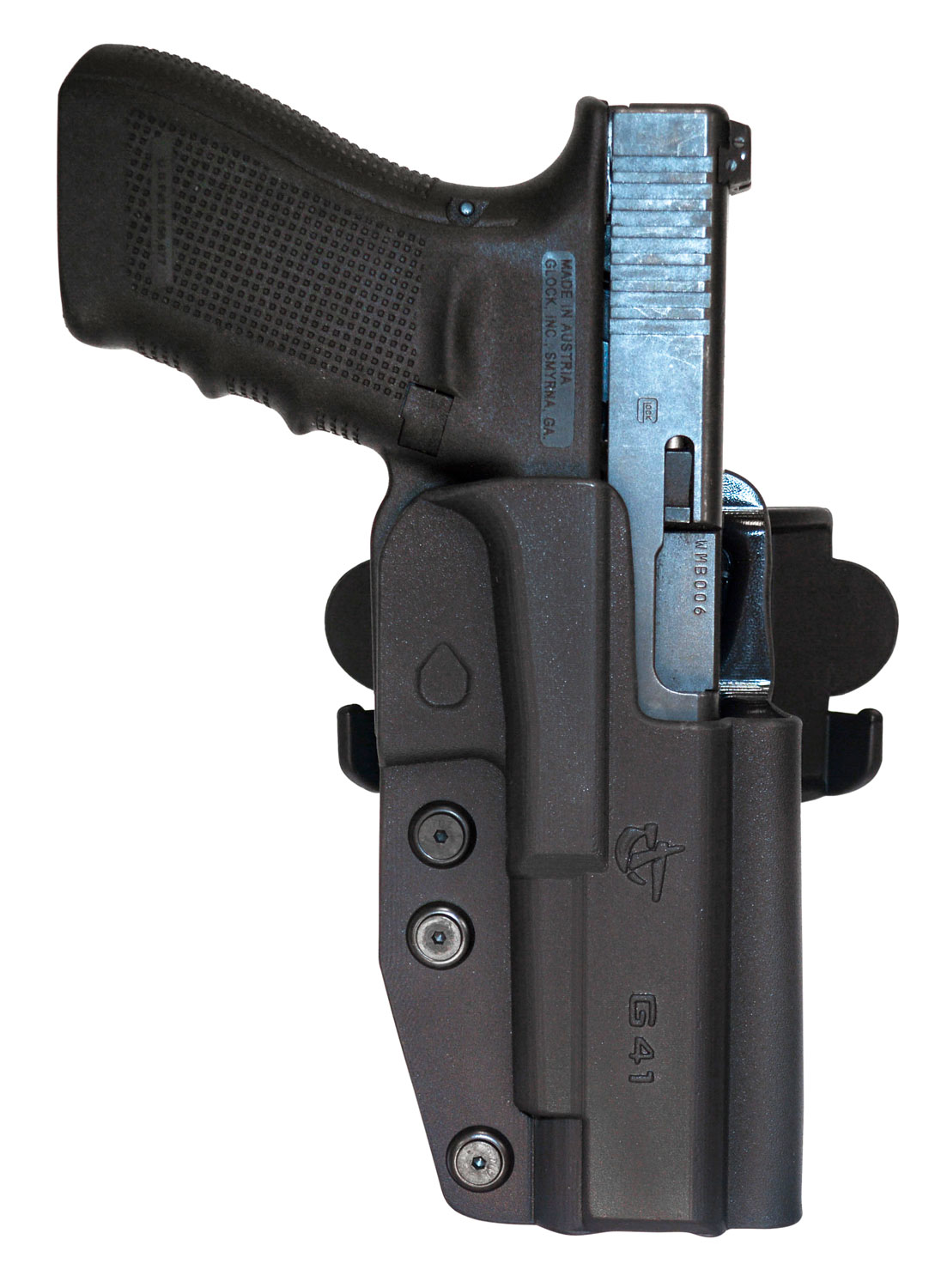 Comp-Tac C241GL064RBKN OWB Holster Black Kydex for Glock 41 Right Hand