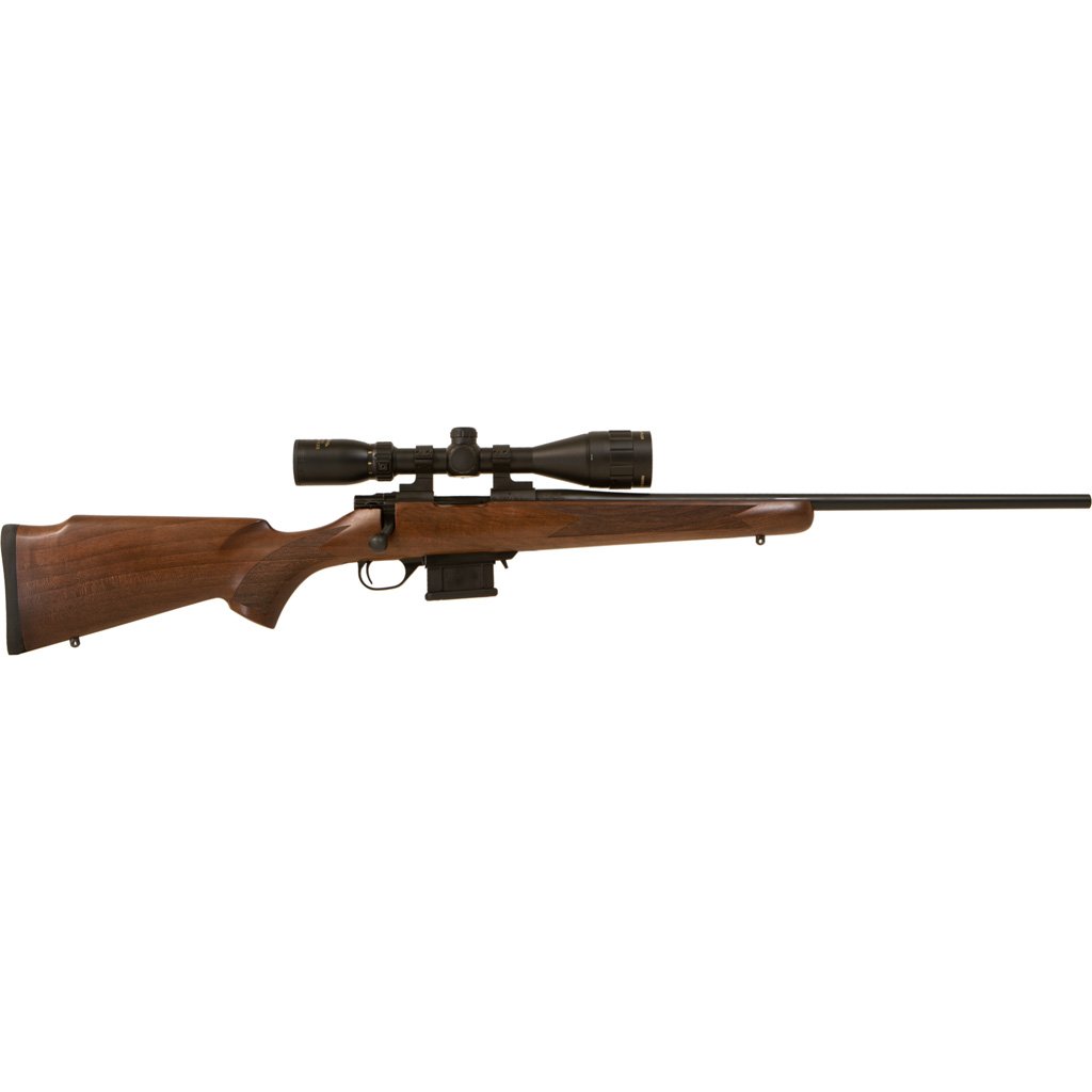 Howa M1100 HWH22LRGP Walnut Hunter Rifle .22 WMR 18" Barrel w/ Scope - Howa - .22 WMR