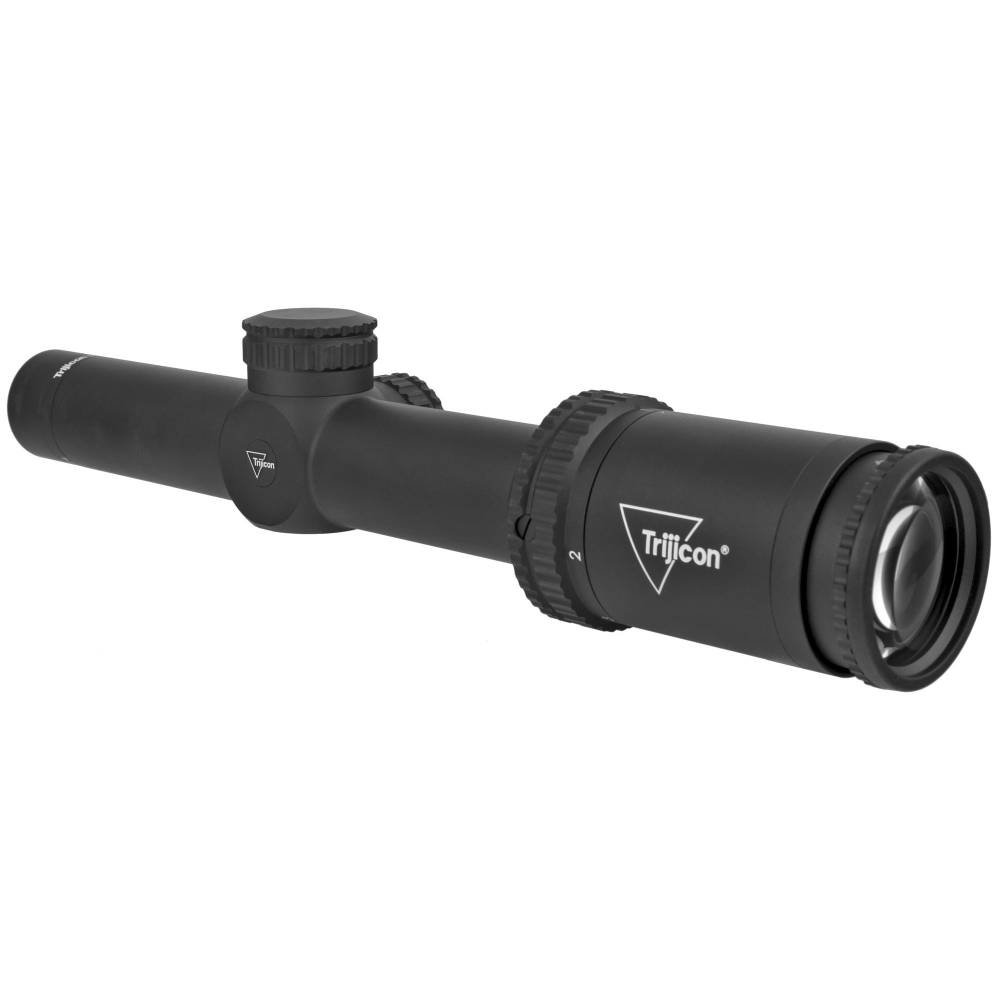 Trijicon Ascent 1-4x24mm Tactical Riflescope, Ultra-Lightweight, Rugged, Anti-Reflective Glass, Extra-Wide Field of View, BDC Target Holds, 30mm Tube, Matte Black - Trijicon - 24MM