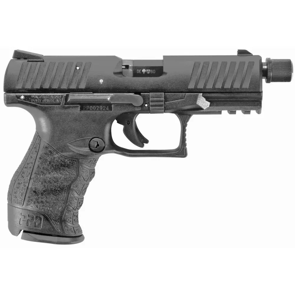 Walther Arms 5100301 PPQ M2 SD Tactical 22 LR, 12-Round, 4.6" Threaded Barrel, Black Polymer Frame, Picatinny Rail, Quick Defense Trigger - Walther - 22 LR