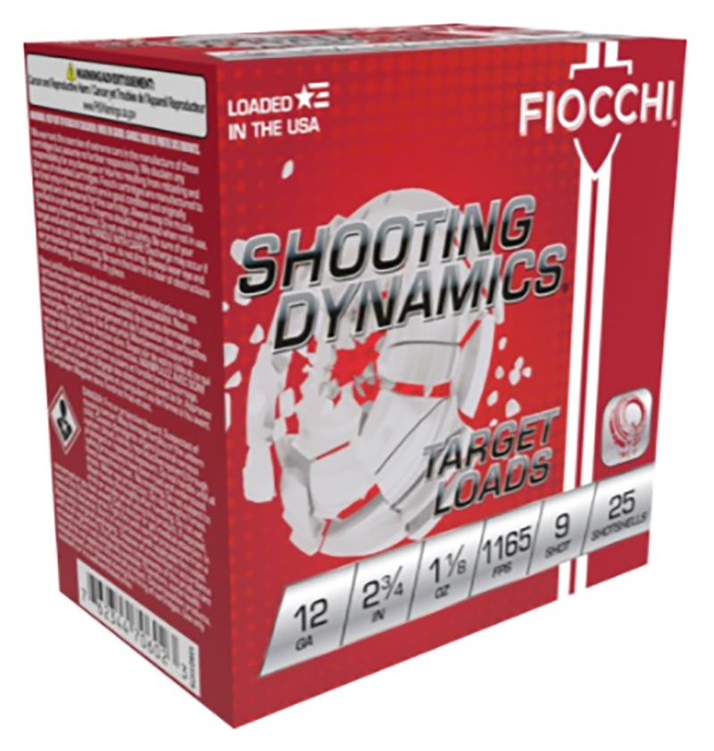 Buy Fiocchi 12SD18L9 Shooting Dynamics 12ga 2 3/4" 1 1/8oz #9 Target Loads online