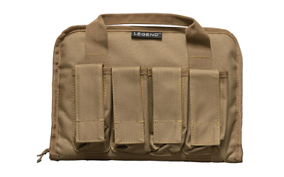 Pegasus PEG100-DE Tactical Pistol Case, Polyester, 12.5"x1.5"x8", Dark Earth