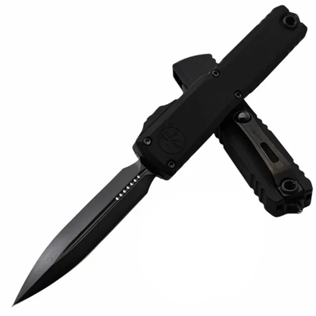 Microtech Ultratech G3 ZBP 3.55 In DE/STD DLC Shadow Black Alu Handle