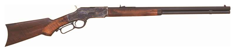 Cimarron 1873 DELUXE .44/40 24" OCTAGON CC/BLUED PG WALNUT