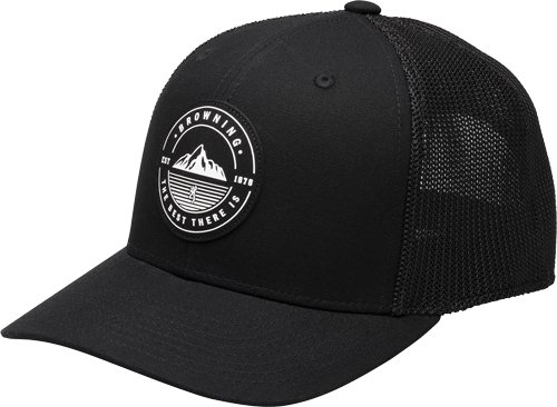 Browning CAP SOUTH SLOPE MESH BACK BG CIRCLE LOGO CHARCOAL - Browning