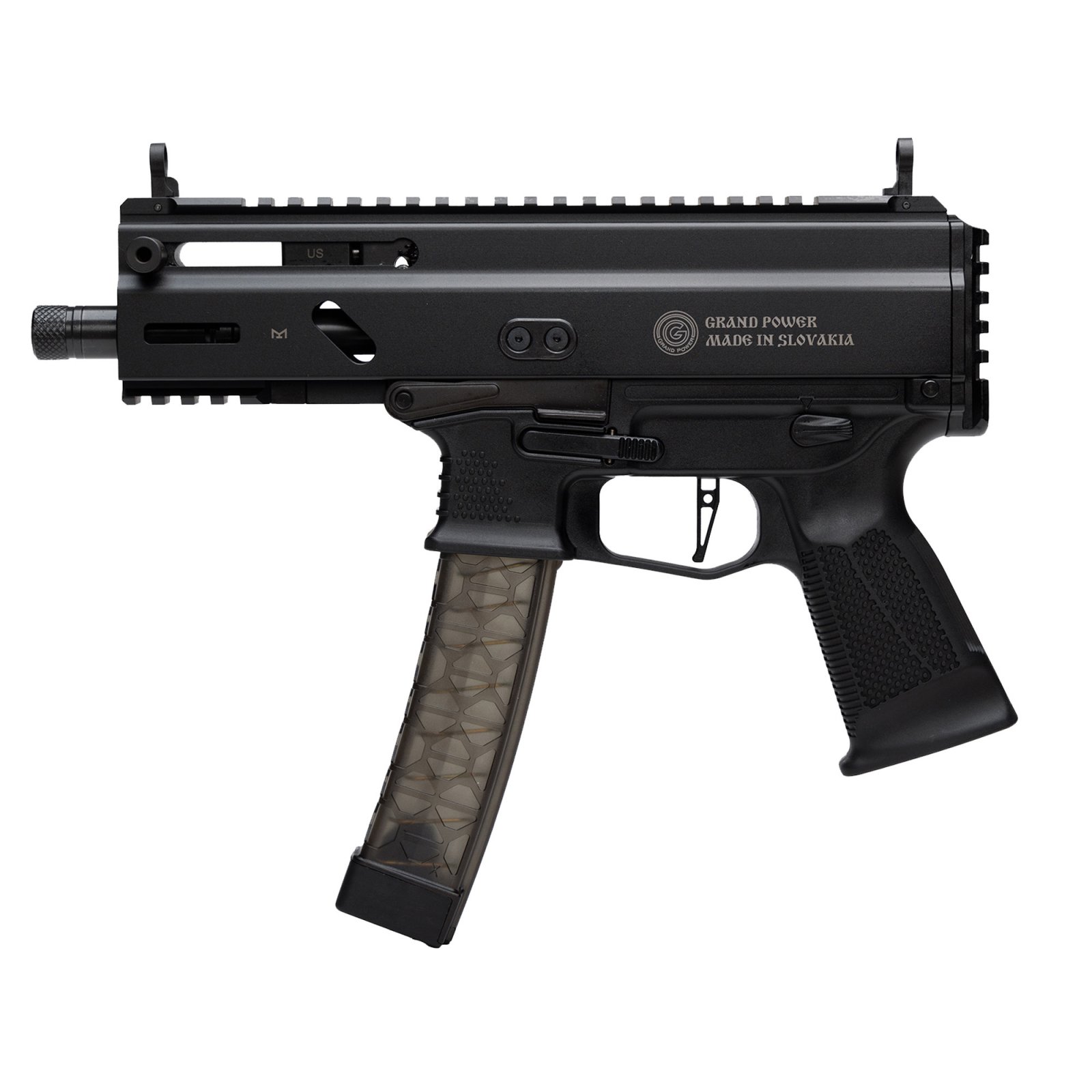 Grand Power SP9A3S 9MM Pistol 5" Threaded Barrel 30Rd Mags Ambidextrous