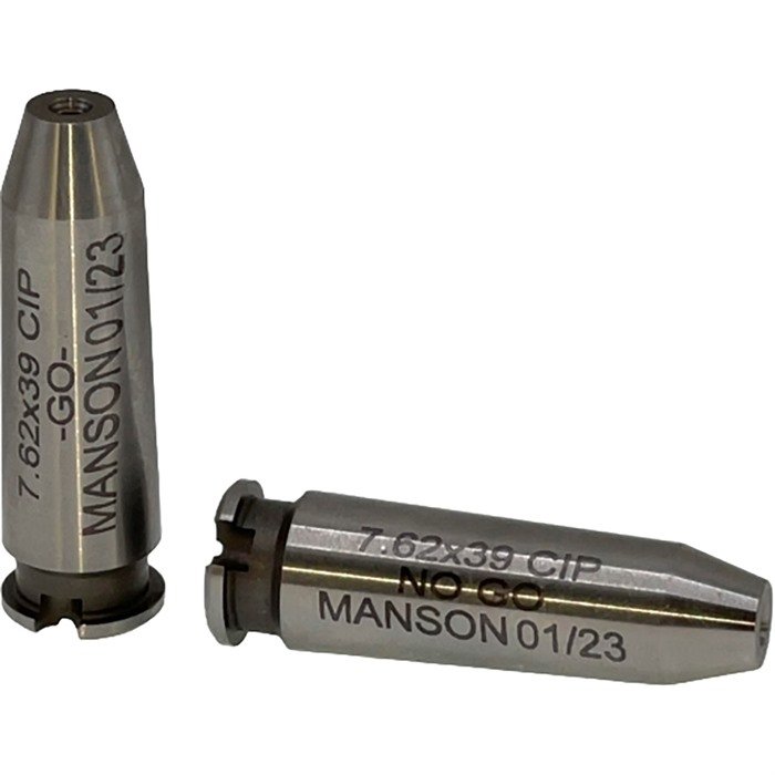 Manson PRECISION 7.62X39MM (CIP SPEC) GO GAUGE HEADSPACE GAUGE STEEL