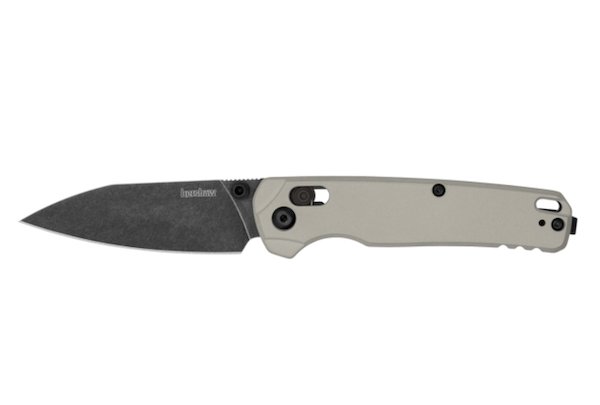 Kershaw 1360 Bel Air 3" Reverse Tanto Folding Knife Nickel Finish - Kershaw - REVERSE TANTO