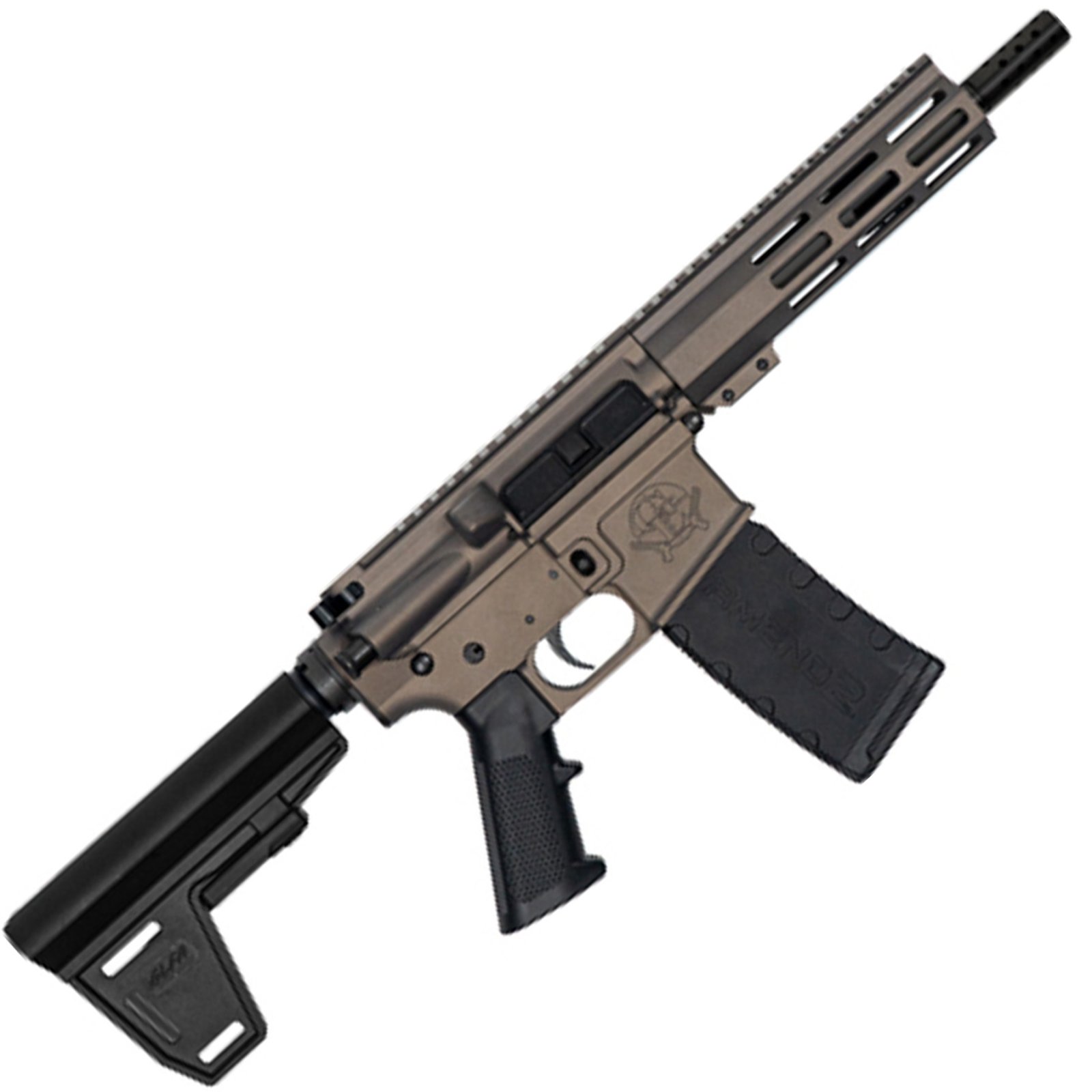 GLFA GL15223PB Pistol 223 Wylde 7.5 in Tungsten 30rd Semi-Auto - Great Lakes Firearms - 223 Rem/5.56 NATO