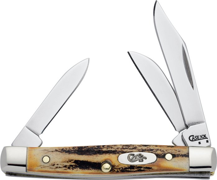 Case Cutlery SM Stockman 3BLD Stag Knife 00178 - Case Cutlery