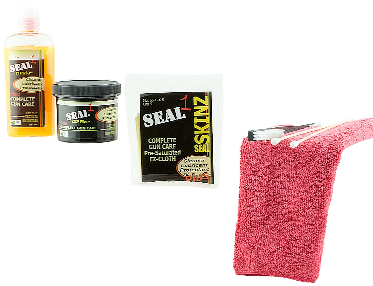 Seal 1 SKIT4 Tactical Gun Care Kit with CLP Plus Paste & Cleaning Tools - REDCON1 - UNIVERSAL