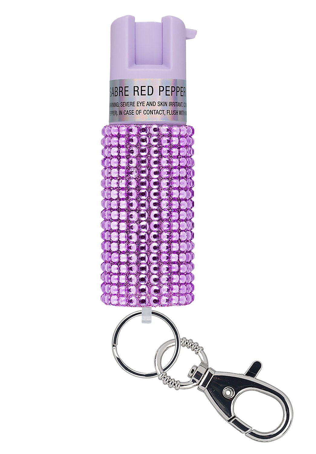 SABRE KRJLV02 Jeweled Pepper Spray Lavender - SEC