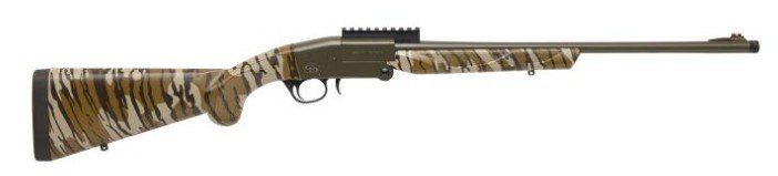 CHARLES DALY 410GA 14IN BARREL SINGLE SHOT CAMO MOSSY OAK BOTTOMLAND COMPACT SYNTHETIC STOCK PICATINNY RAIL FIBER OPTIC FRONT SIGHT MC-1XXF CHOKES 930.427 - CHARLES DALY - .410 BORE