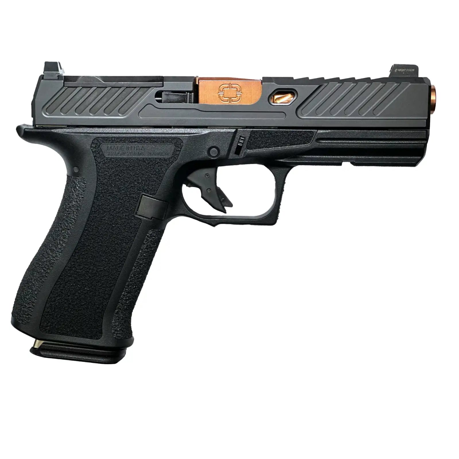Shadow Systems CR920XL ELITE Slide Optic handgun 9mm Luger 15rd Magazines 4.18 Spiral Bronze Barrel - Shadow Systems - 9mm