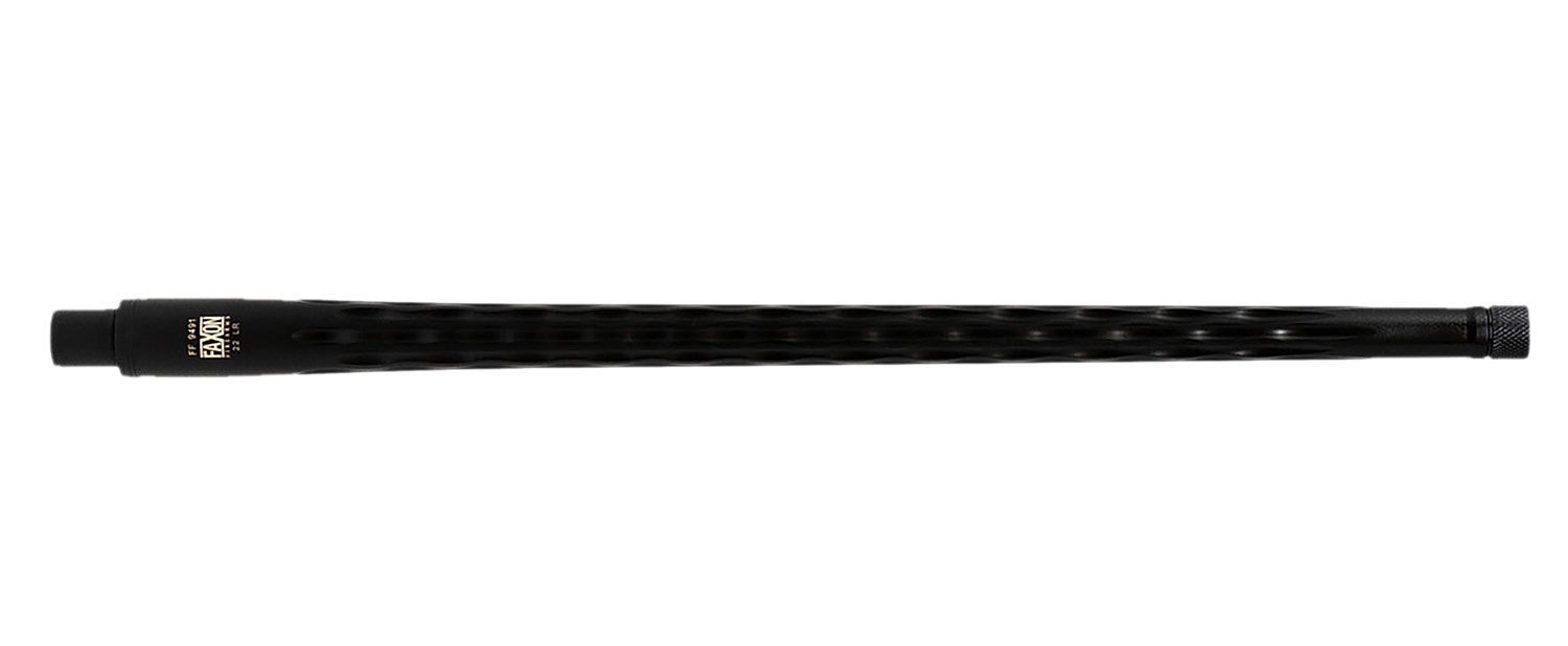 Faxon Firearms 12B216N16LMQ-T 16" Flame Fluted Nitride Barrel 22LR