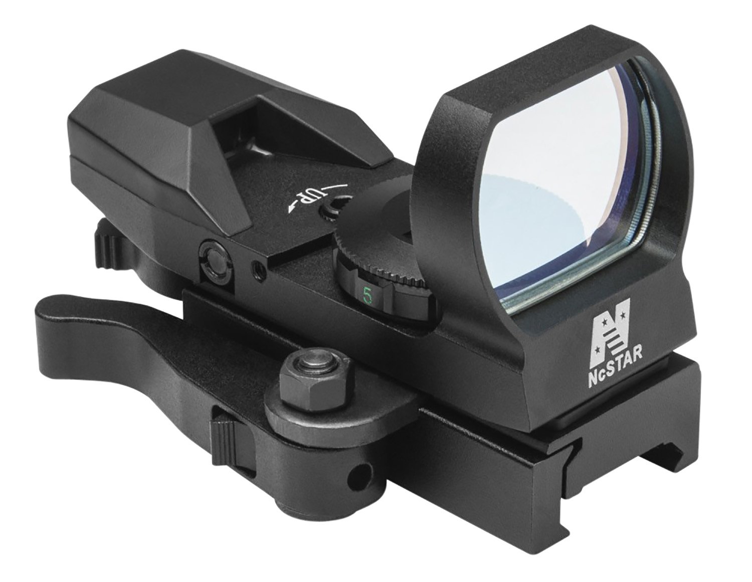 NcStar Red Dot Black Anodized Reflex Sight w/ 4 Reticles & QR Mount (D4BQ)
