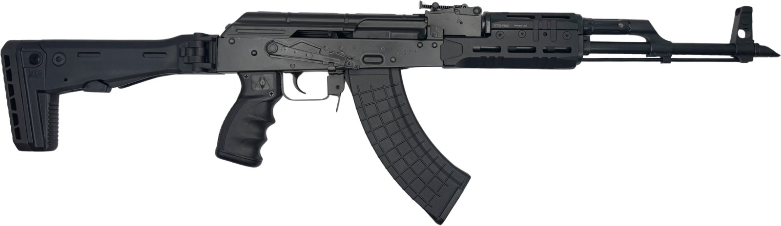 Pioneer Sporter Ak47 7.62X39 30 1 16.3in Black Utg Pro Mlok Stock