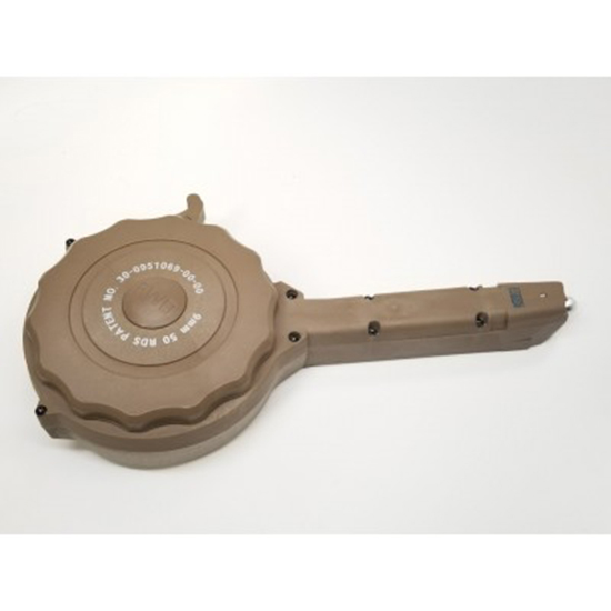 RWB Glock 9mm 50RD Tan Polymer Drum Magazine