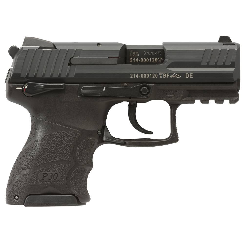 HK 81000544 P30SK Subcompact V3 SA/DA 9mm Luger 3.27" 10+1(2), 13+1 Black Black Steel Slide Black Interchangeable Backstrap Grip Decocker Night Sights