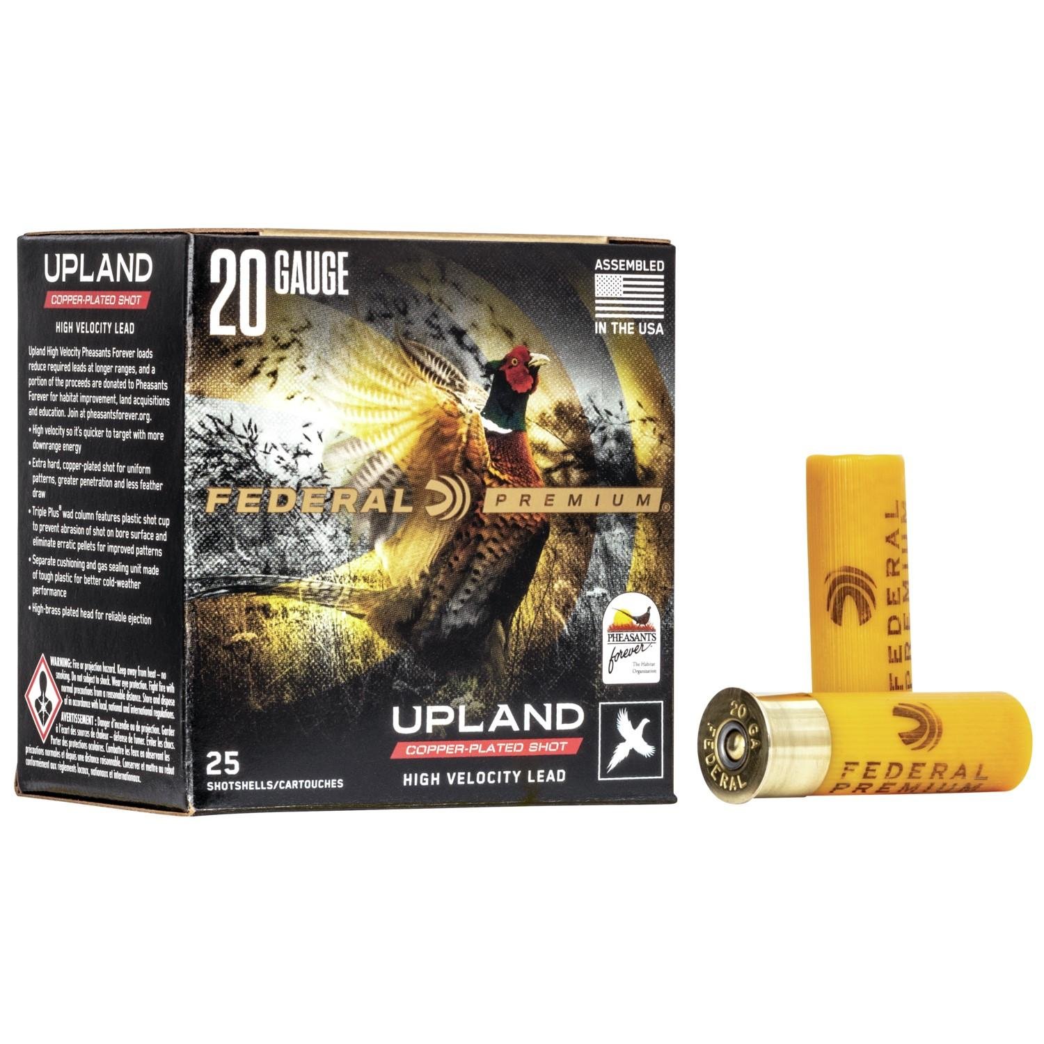 Federal PF20475 20 Gauge 2.75 in 1 oz 7.5 Shot 1350 fps 25 Rounds - Federal Premium Ammunition - 20 Gauge