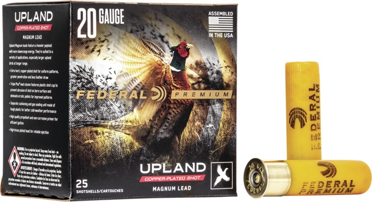 Federal P2585 20 Gauge 3 in 1 1/4 oz 5 Shot 1300 fps 25 Rounds - Federal Premium Ammunition - LEAD