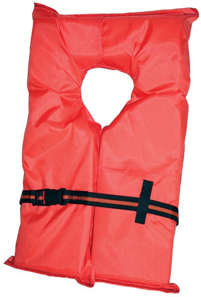 Absolute Outdoor Adult Yoke Vest Large ORNG - Absolute Outdoors