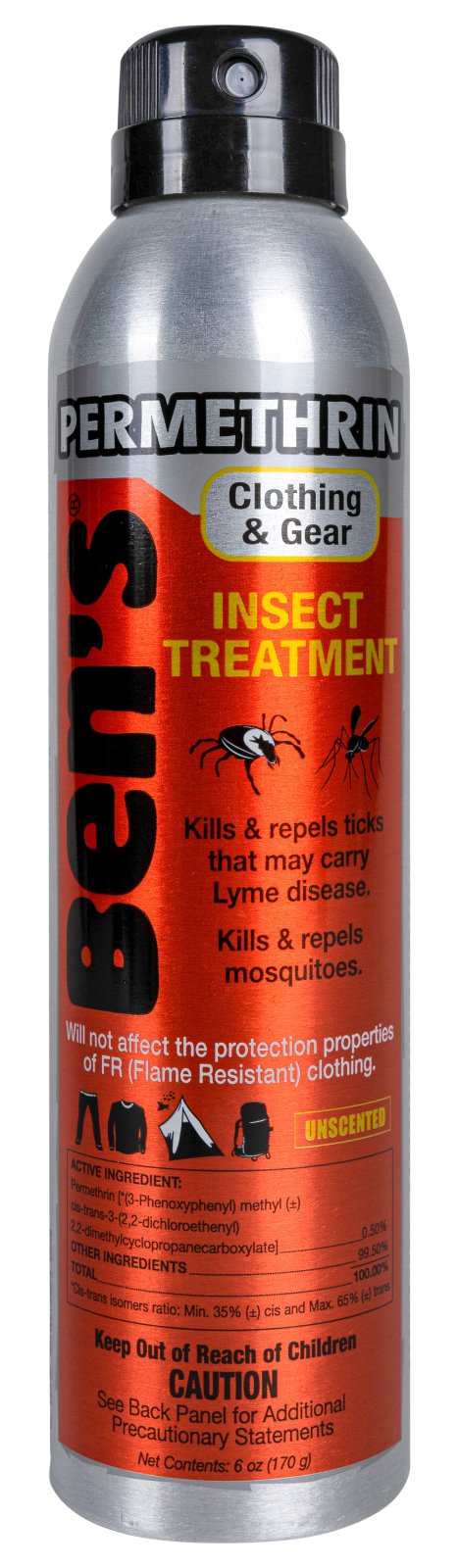 Ben's Clothing & Gear Insect Spray 6oz 0.5% Permethrin - AMK
