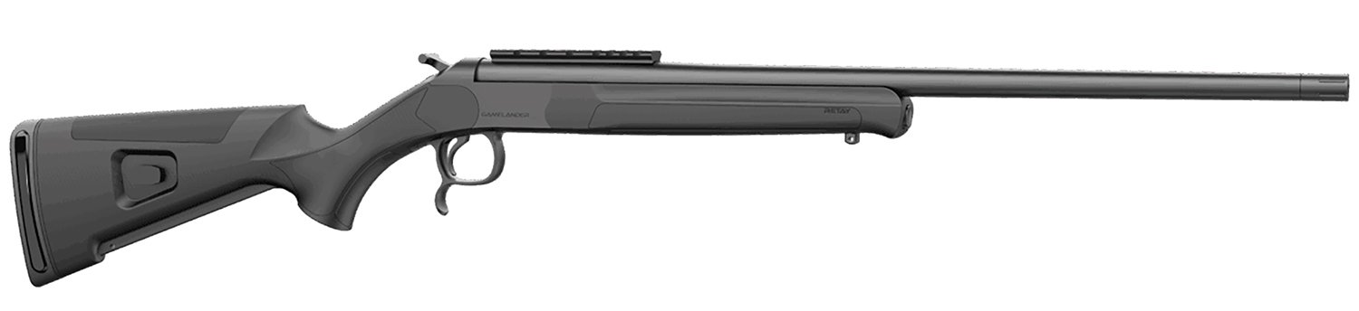 Retay USA GML20BLK Gamelander 20 Gauge Single Shot 1rd Deep Bore Take Down Barrel, Picatinny Rail Receiver, Fixed Black Synthetic Stock - Retay USA - 20 GAUGE