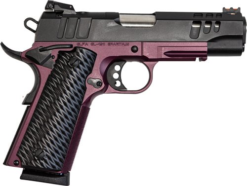 Great Lakes GLFA 1911 45ACP 4.25" Black Slide Black Cherry Frame GL1911-45CSS - Great Lakes Firearms - .45 ACP/Auto