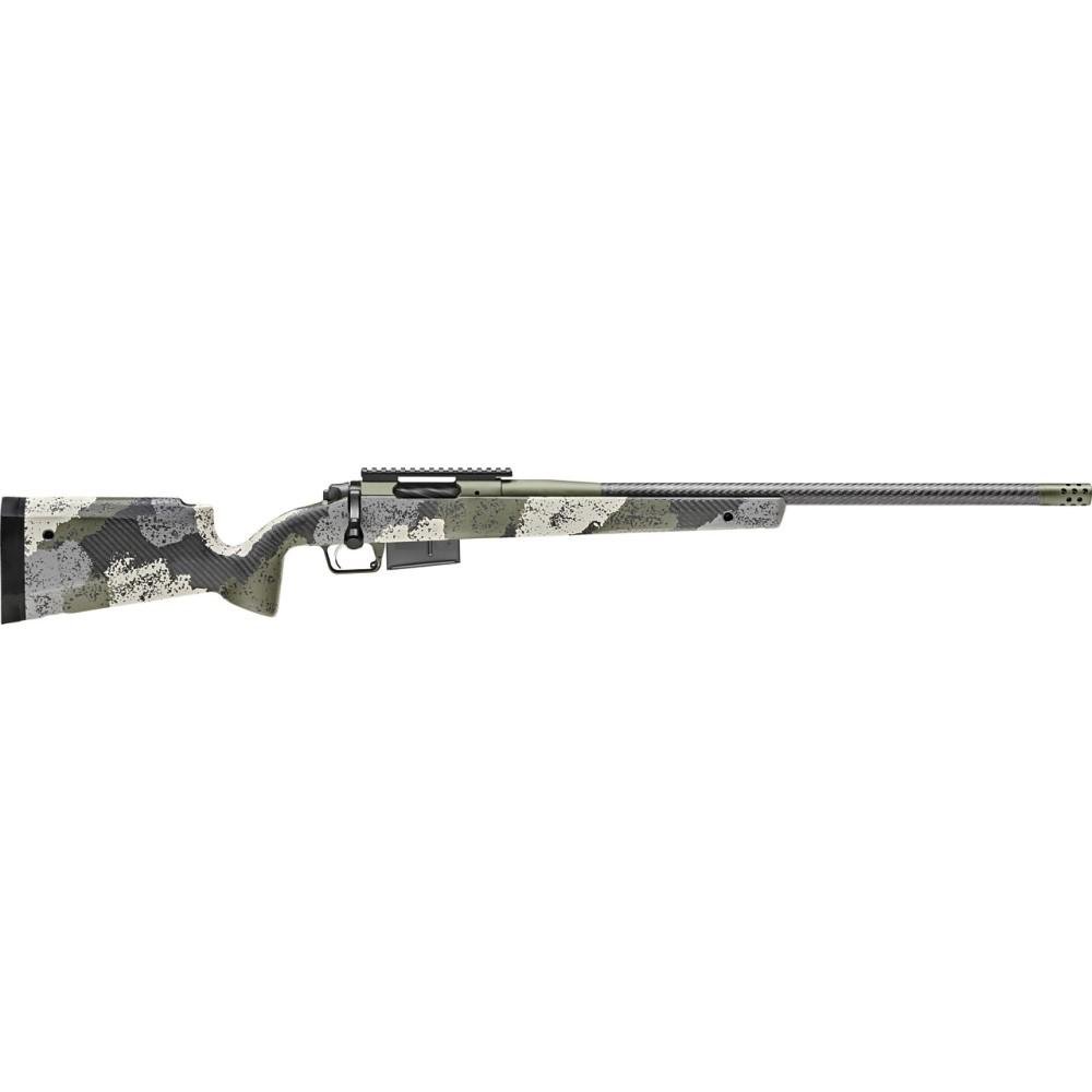 Springfield Armory 2020 Waypoint BAW924300WMCFG, Bolt Action, 300 Win Mag, 24" Carbon Fiber Barrel, Mil-Spec Green Cerakote, 3+1 Capacity, Camo Stock Evergreen M-LOK Frame - Springfield Armory - 300 Win Mag