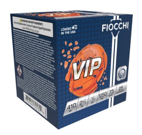 Fiocchi 410VIP75 Exacta Target 410 Gauge 2.5" 1/2oz 7.5 Shot 25/Box - Fiocchi - LEAD
