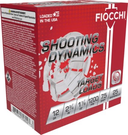 Fiocchi 12SD18H75 Shooting Dynamics Target 12 Gauge 2.75" 1 1/8 oz 7.5 Shot - Fiocchi - 12 GAUGE