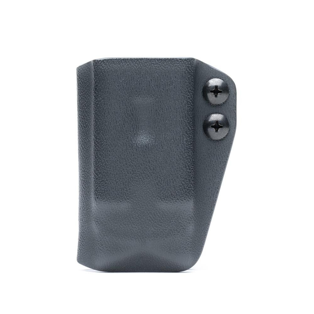 Crucial Concealment 1032 Covert Mag Pouch Glock 43 Black Ambi Kydex